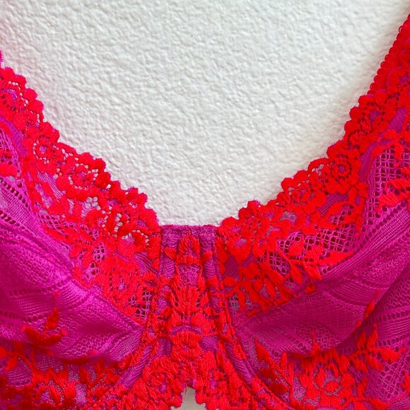 WACOAL 38D UNLINED UNDERWIRE LACE BRA - Picture 5 of 6